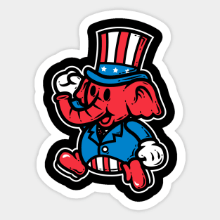 Republican Jump Sticker